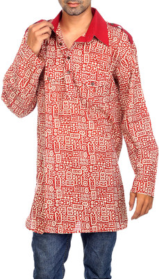Rajrang Men Printed Straight Kurta(Multicolor) Rajrang Men Printed Straight Kurta(Multicolor)
