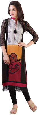 

Libas Women's Printed Straight Kurta(Multicolor