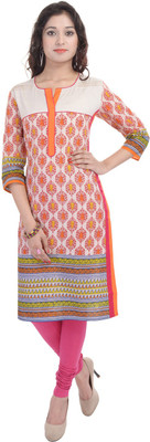 

Shopping World Casual Printed Women's Kurti(Multicolor)