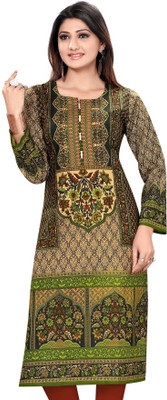

ALC Creations Casual Printed Women's Kurti(Multicolor)