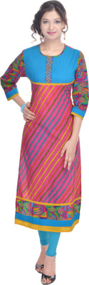 

Shopping World Casual Printed Women's Kurti(Multicolor)