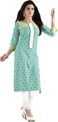

Jiya Formal Self Design, Embroidered Women's Kurti(Multicolor)