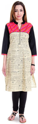

Halowishes Casual Printed Women's Kurti(Multicolor)