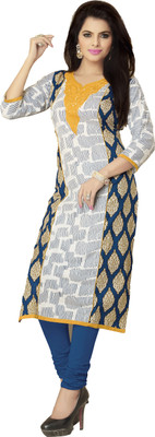 

Jiya Formal Self Design, Embroidered Women's Kurti(Multicolor)