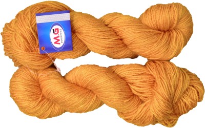 Simi Enterprise Tin Tin Mustard (400 gm) Wool Hank Hand knitting wool / Art Craft soft fingering crochet hook yarn, needle knitting yarn thread dye C SM-DD