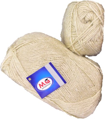 KNIT KING Rosemary Light Skin (400 gm) Wool Ball Hand knitting wool / Art Craft soft fingering crochet hook yarn, needle knitting yarn thread dyed