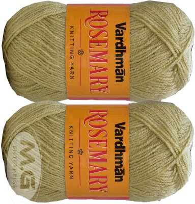 M.G Enterprise Rosemary Dark Skin (300 gm) Wool Ball Hand knitting wool / Art Craft soft fingering crochet hook yarn, needle knitting yarn thread dyed- J