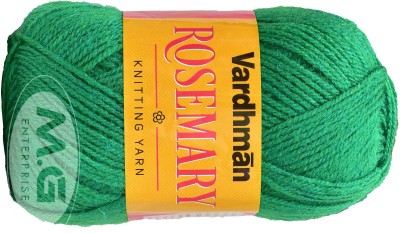 KNIT KING Rosemary Moss (300 gm) Wool Ball Hand knitting wool / Art Craft soft fingering crochet hook yarn, needle knitting yarn thread dyed-C