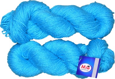 Simi Enterprise Popeye Aqua Blue (400 gm) Wool Hank Hand knitting wool / Art Craft soft fingering crochet hook yarn, needle knitting yarn thread dye J SM-K