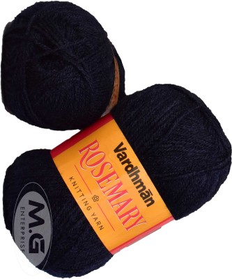 Simi Enterprise Rosemary Navy (300 gm) Wool Ball Hand knitting wool / Art Craft soft fingering crochet hook yarn, needle knitting yarn thread dyed- O SM-PP