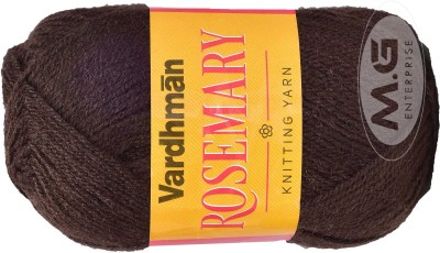 M.G Enterprise Rosemary Coffee (500 gm) Wool Ball Hand knitting wool / Art Craft soft fingering crochet hook yarn, needle knitting yarn thread dyed- Y ZP