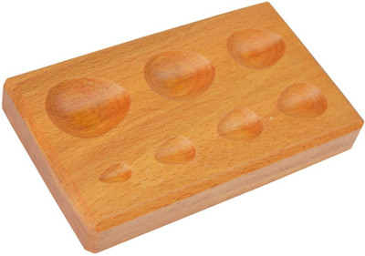 Scorpion Dapping Block Hardwood Tear Drop Shape 7 Cavity
