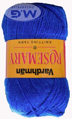 M.G Enterprise Rosemary Royal (400 gm) Wool Ball Hand knitting wool / Art Craft soft fingering crochet hook yarn, needle knitting yarn thread dyed- N OM