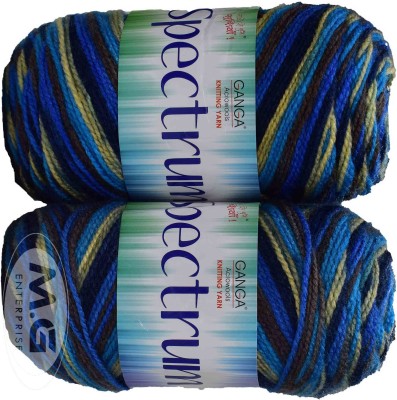 Simi Enterprise Spectrum Royal Blue (300 gm) Wool Ball Hand knitting wool / Art Craft soft fingering crochet hook yarn, needle knitting , With Needle.- P SM-QQ