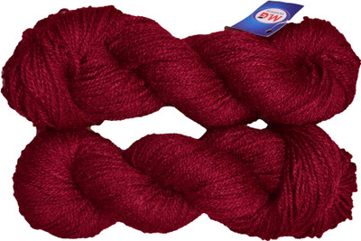 Simi Enterprise Popeye Mehroon (200 gm) Wool Hank Hand knitting wool / Art Craft soft fingering crochet hook yarn, needle knitting yarn thread dye F SM-GG