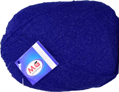 M.G Enterprise Bigboss Royal (600 gm) Wool Ball Hand knitting wool / Art Craft soft fingering crochet hook yarn, needle knitting yarn thread dye B CA