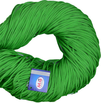 Simi Enterprise Macrame Parrot Braided Cord Thread Nylon knot Rope sturdy cording, mildew resistant DIY 3 mm 30 m for Jewelry Making, Bags & art craf SM-R