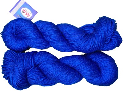 Simi Enterprise Tin Tin Deep Blue (400 gm) Wool Hank Hand knitting wool / Art Craft soft fingering crochet hook yarn, needle knitting yarn thread dye E SM-FF