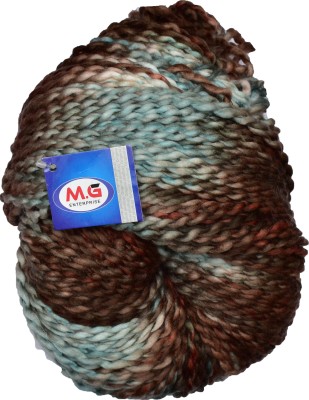 M.G Enterprise Knitting Yarn Thick Chunky Wool, Sumo Coffee 500 gm Best Used with Knitting Needles, Crochet Needles Wool Yarn for Knitting. By M.G ENTERPRIS M NC