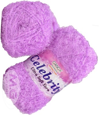 Simi Enterprise Knitting Yarn Thick Chunky Wool, Celebrity Purple 300 gm Best Used with Knitting Needles, Crochet Needles Wool Yarn for Knitting, With Needle.- SM-A