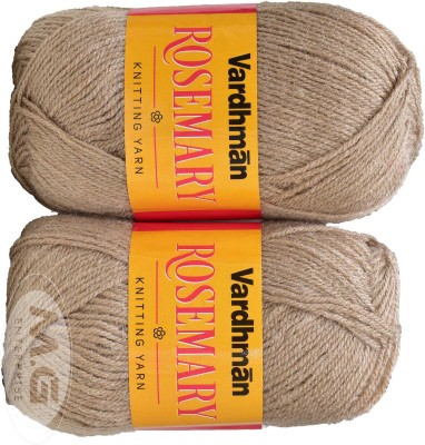 M.G Enterprise Rosemary Brown (300 gm) Wool Ball Hand knitting wool / Art Craft soft fingering crochet hook yarn, needle knitting yarn thread dyed- K LA