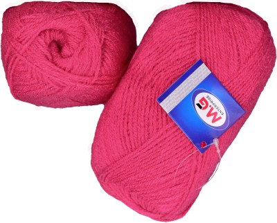 KNIT KING Rosemary Coral (300 gm) Wool Ball Hand knitting wool / Art Craft soft fingering crochet hook yarn, needle knitting yarn thread dyed