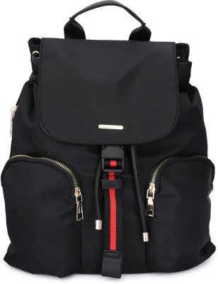 Hautton WOMEN COLLAGE / OFFICE BAG MULTI STORAGE 5 L Laptop Backpack(Black)