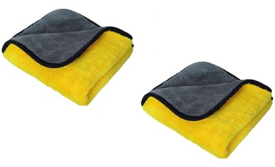 PVA Microfiber Vehicle Washing  Cloth(Pack Of 2, 640 GSM)