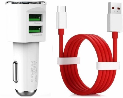 SANNO WORLD 17 W Turbo Car Charger(Red, With USB Cable)