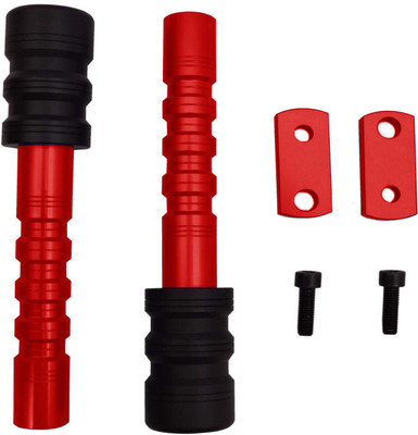 Vagary CNC Frame Slider for Yamaha R15 V3 and MT 15 Bikes (Set of 2) (RED) Bike Crash Guard(Yamaha)