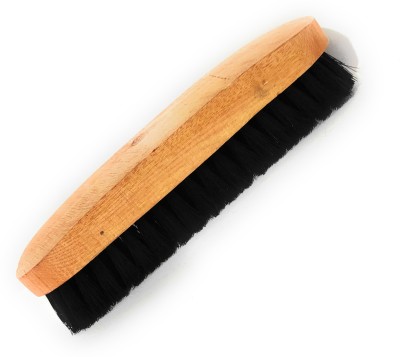 JAKEY Shoe Shine Brush, Soft Bristles Brush, for Shoes, Boots & Other Leather Care Brush(0.6 g, Brown)