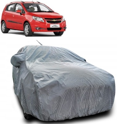 AutoKick Car Cover For Chevrolet Sail Hatchback (With Mirror Pockets)(Multicolor)