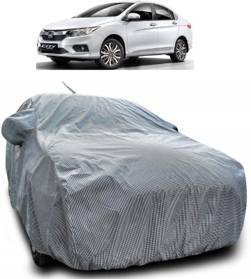 AutoKick Car Cover For Honda City i-Vtec (With Mirror Pockets)(Multicolor)