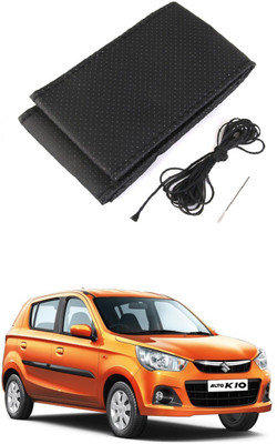 Auto Smart Look Hand Stiched Steering Cover For Maruti Alto K10(Beige, Leatherite)