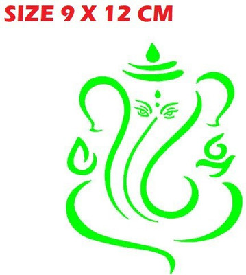 RUDRANSH Sticker & Decal for Car & Bike(Green)