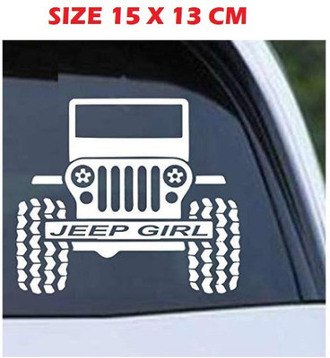RUDRANSH Sticker & Decal for Car & Bike(White)
