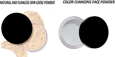 MYEONG MAKE UP FACE SKIN POWDER OF SKIN LOOSE POWDER AND COLOR CHANGING FACE POWDER(2 Items in the set)