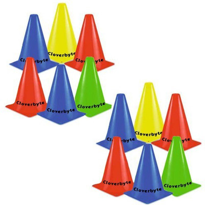CLOVERBYTE Cone Pack of 12(Multicolor)