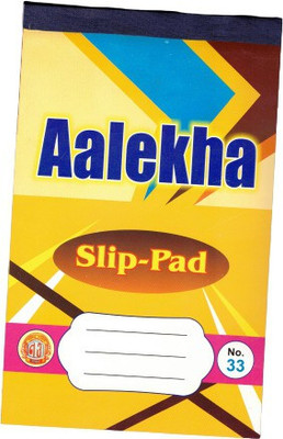 Aalekha Paper Regular Note Pad Plain 80 Pages(Multicolor, Pack of 10)