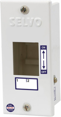 Selvo 2 POLE MCB METAL BOX SINGLE DOOR Distribution Board