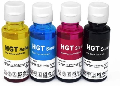 Teqbot Refill Ink GT51-52 Compatible For HP 310, 315, 319, 410, 415, 419, GT5810, 5GT820, GT5821 Inktank Printers Black + Tri Color Combo Pack Ink Bottle