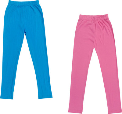 KAYU Legging For Girls(Blue Pack of 2)