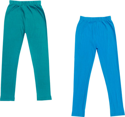 KAYU Legging For Girls(Blue Pack of 2)
