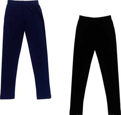 Indistar Legging For Girls(Dark Blue Pack of 2)