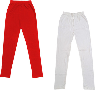 KAYU Legging For Girls(Red Pack of 2)