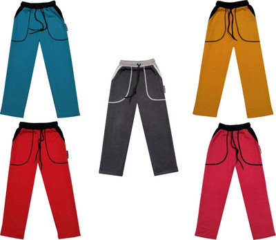 KAYU Track Pant For Boys(Multicolor, Pack of 5)