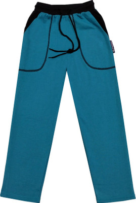 KAVYA Track Pant For Boys(Blue, Pack of 1)