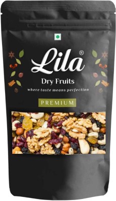 lila dry fruits Trail Mix | Mixed Nuts & Berries | Mixture of Cashew, Almonds, Walnuts, Blueberries, Cranberries, Golden Raisins, Black Raisins| Premium Quality| Healthy Snacking| 250gm(250 g)