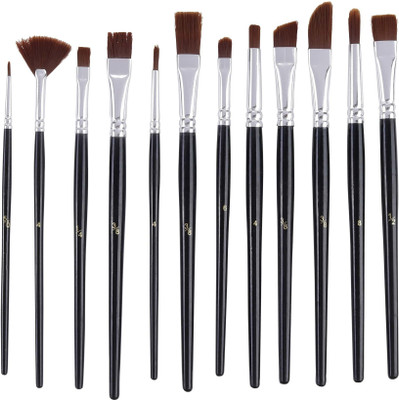 KABEER ART BomegaBrush_Set_12(Set of 1, Navy Blue)