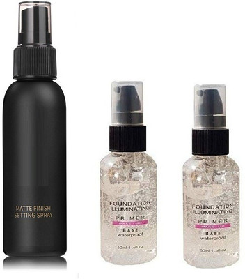 ADJD LONG LASTING BEST FACE PRIMER WITH MATTE FINISH MAKEUP FIXER SPRAY PREP + PRIME FACE SPRAY Primer  - 200 ml(TRANSPARENT)